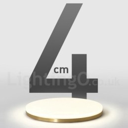 Messing ultradunne ronde dimbare moderne eigentijdse Scandinavische stijl plafondlampen met acryl kap kunnen ook als wandlamp worden gebruikt