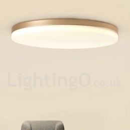 Ultradunne ronde dimbare moderne eigentijdse Scandinavische stijl plafondlampen met acryl kap kunnen ook als wandlamp worden gebruikt
