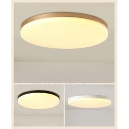 Ultradunne ronde dimbare moderne eigentijdse Scandinavische stijl plafondlampen met acryl kap kunnen ook als wandlamp worden gebruikt