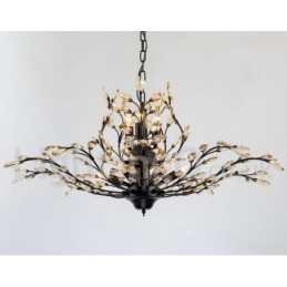Kristallen ijzeren schilderij kroonluchter met kristallen moderne verlichtingslamp
