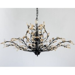 Kristallen ijzeren schilderij kroonluchter met kristallen moderne verlichtingslamp