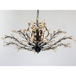Kristallen ijzeren schilderij kroonluchter met kristallen moderne verlichtingslamp