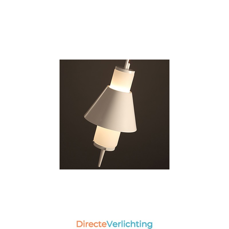 2-lichts mini-stijl moderne, eigentijdse metalen hanglamp