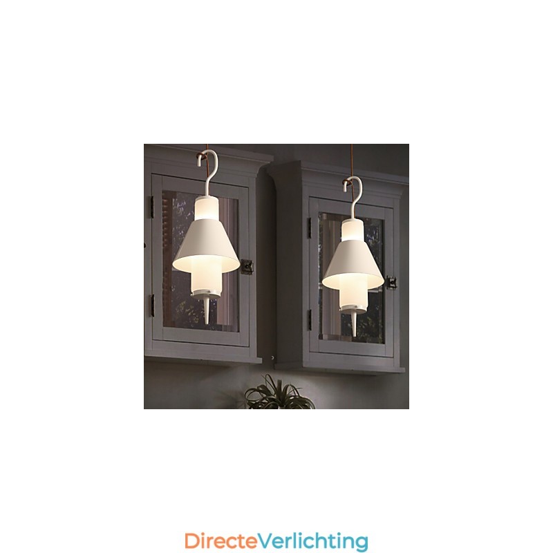 2-lichts mini-stijl moderne, eigentijdse metalen hanglamp