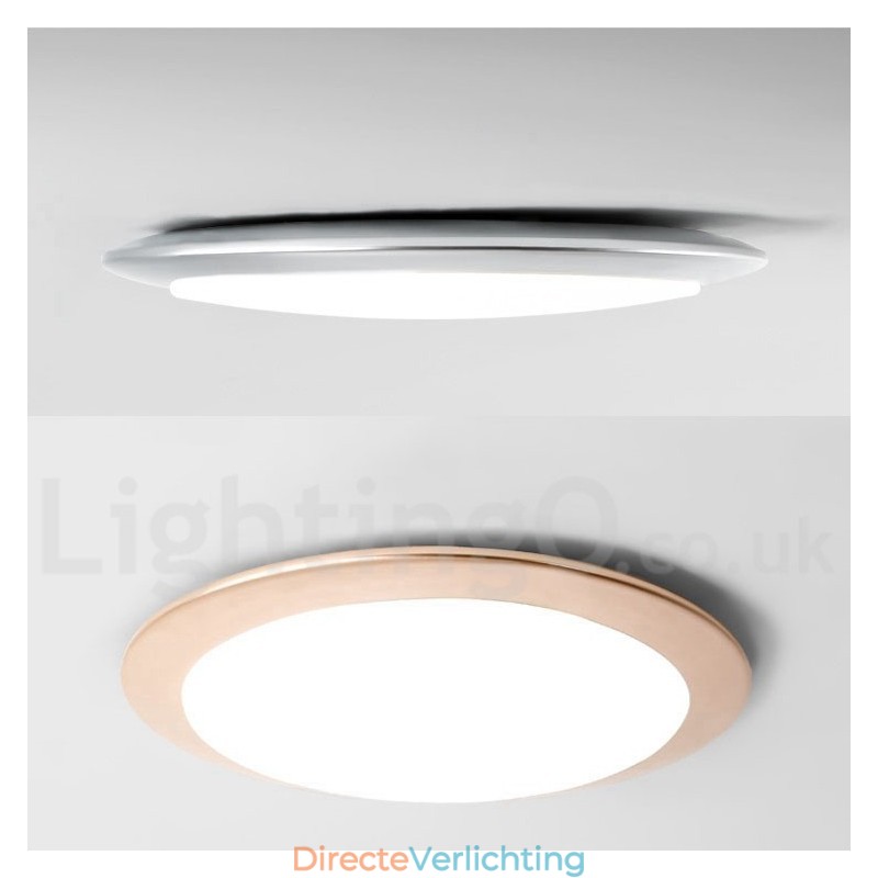 4CM dikke superdunne dimbare moderne eigentijdse Scandinavische stijl plafondlampen met acryl kap met afstandsbediening Kan ook worden gebruikt als wandlamp