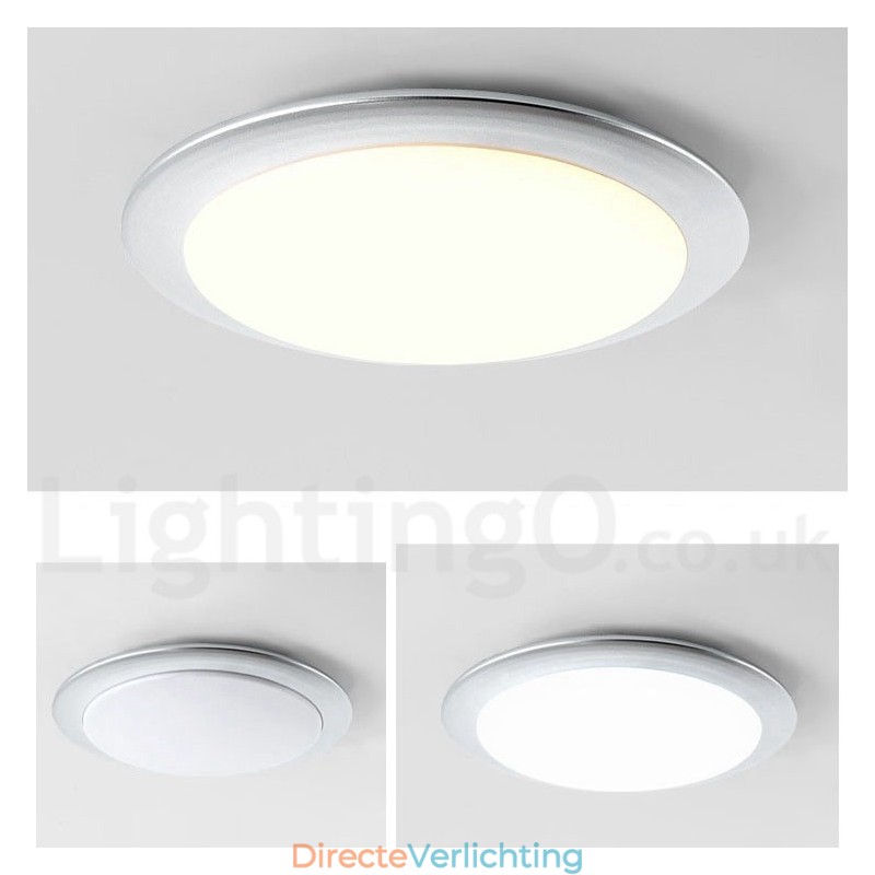 4CM dikke superdunne dimbare moderne eigentijdse Scandinavische stijl plafondlampen met acryl kap met afstandsbediening Kan ook worden gebruikt als wandlamp