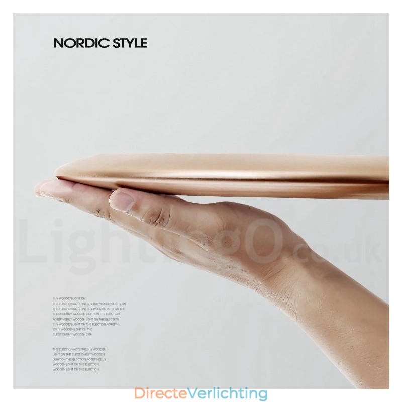 4CM dikke superdunne dimbare moderne eigentijdse Scandinavische stijl plafondlampen met acryl kap met afstandsbediening Kan ook worden gebruikt als wandlamp