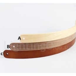 Multi Wood Colours Ring Moderne Hedendaagse Hanglamp met Acryl Kap