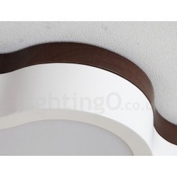 Retro Houten Stalen Plafondlamp voor Kinderen