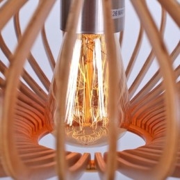 1 Licht Lantaarn Vintage Houten Kroonluchter Industriële Wind Loft Houten Lineaire Hanglamp