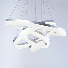 Acryl kroonluchter ring hanglamp verlichtingsarmaturen met