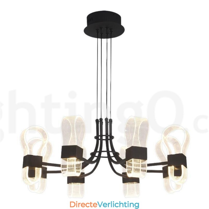 8-lichts Nordic Post Modern 2021 Design Kroonluchter met Acrylkappen