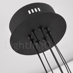 10-lichts Nordic Post Modern 2021 Design Kroonluchter met Acrylkappen