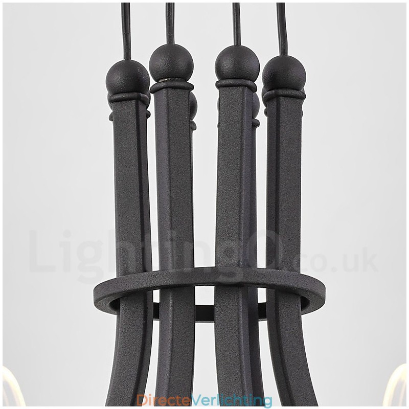 10-lichts Nordic Post Modern 2021 Design Kroonluchter met Acrylkappen