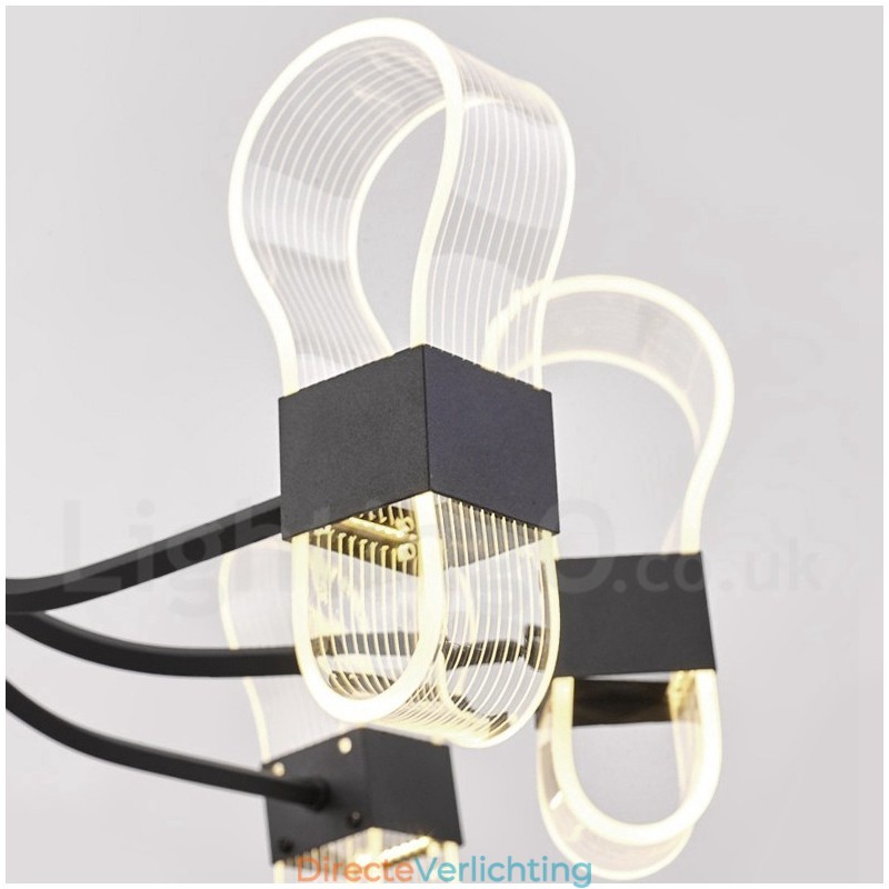 10-lichts Nordic Post Modern 2021 Design Kroonluchter met Acrylkappen