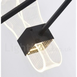 10-lichts Nordic Post Modern 2021 Design Kroonluchter met Acrylkappen