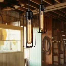 Kroonluchter Mini Stijl Rustieke Lodge Retro Metalen 3 Lichts Hanglamp