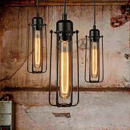 Kroonluchter Mini Stijl Rustieke Lodge Retro Metalen 3 Lichts Hanglamp