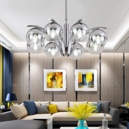 Nordic Fashion Goud Zilver Kroonluchter