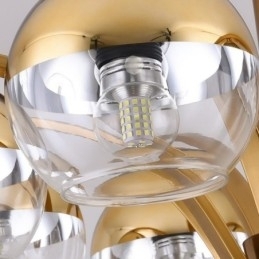 Nordic Fashion Goud Zilver Kroonluchter