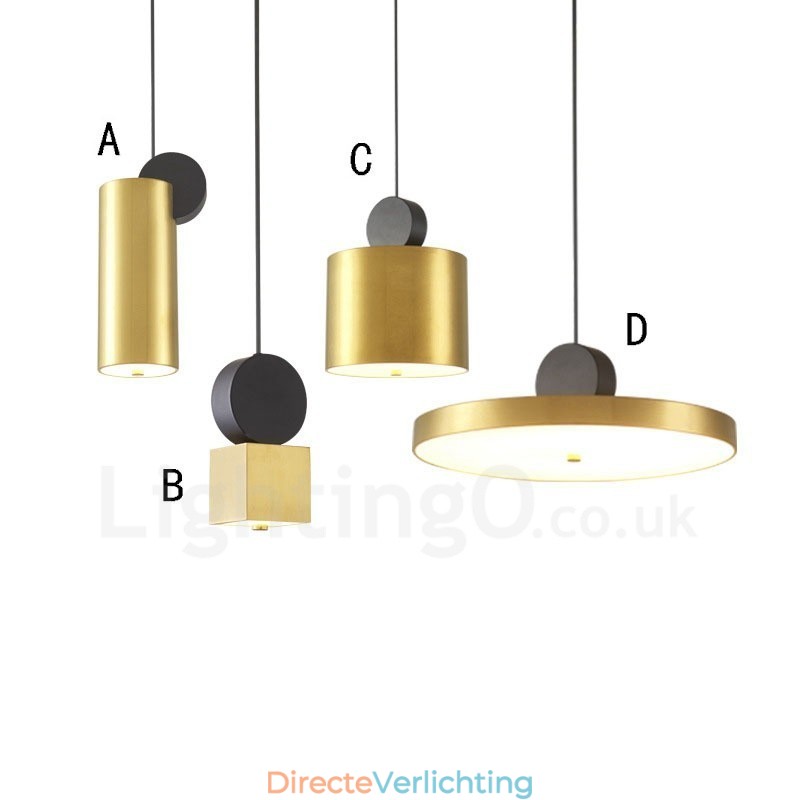 4 Stijlen Goud Zwart Postmoderne Hanglamp