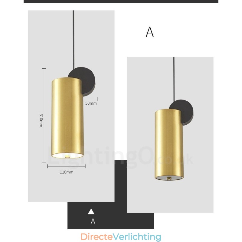 4 Stijlen Goud Zwart Postmoderne Hanglamp