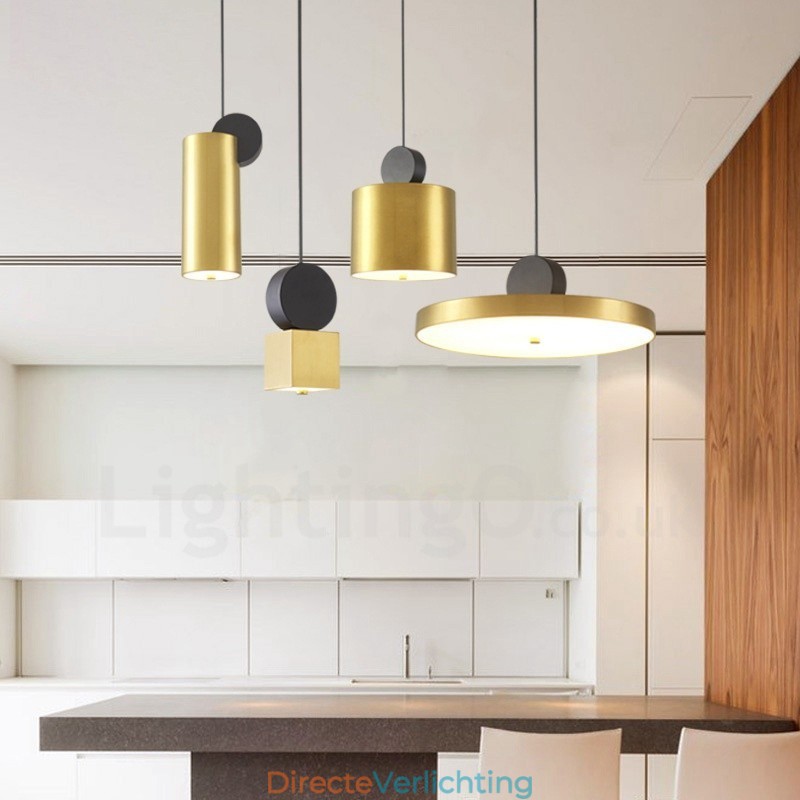 4 Stijlen Goud Zwart Postmoderne Hanglamp