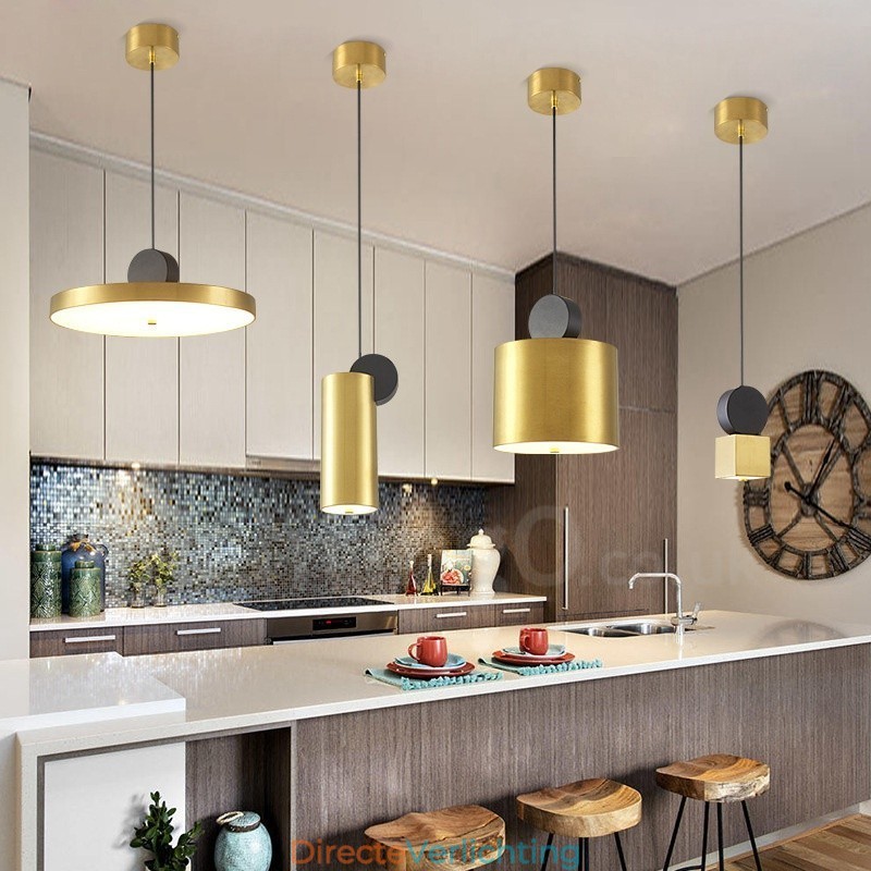4 Stijlen Goud Zwart Postmoderne Hanglamp
