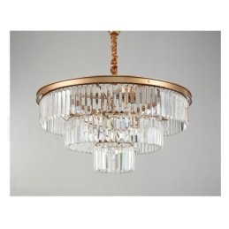 Postmoderne luxe ronde K9 kristallen hanglamp kroonluchter tentoonstellingshal