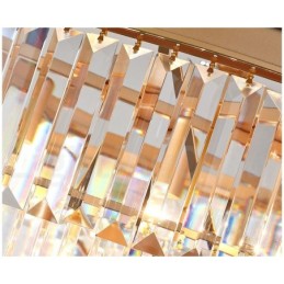 Postmoderne luxe ronde K9 kristallen hanglamp kroonluchter tentoonstellingshal