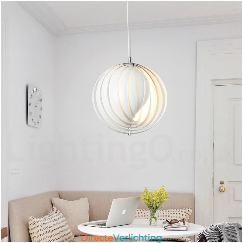 Globe White Rotate Postmoderne DIY Hanglamp