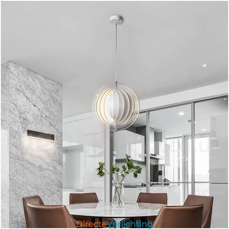Globe White Rotate Postmoderne DIY Hanglamp
