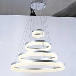 Acryl kroonluchter ring hanglamp verlichtingsarmaturen met