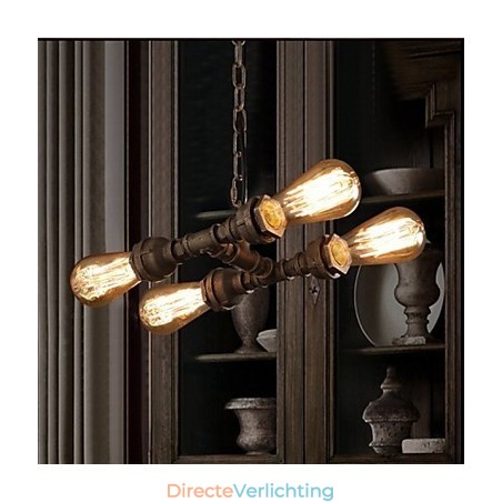 4 Light American Industrial Water Pipe Retro style Wind 4 Light American Industrial Water Pipe Retro style Wind
