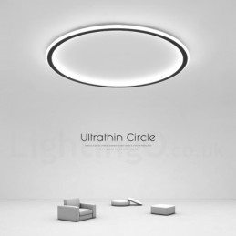 Ultradunne dimbare moderne eigentijdse Scandinavische stijl plafondlampen met afstandsbediening, kunnen ook als wandlamp worden gebruikt