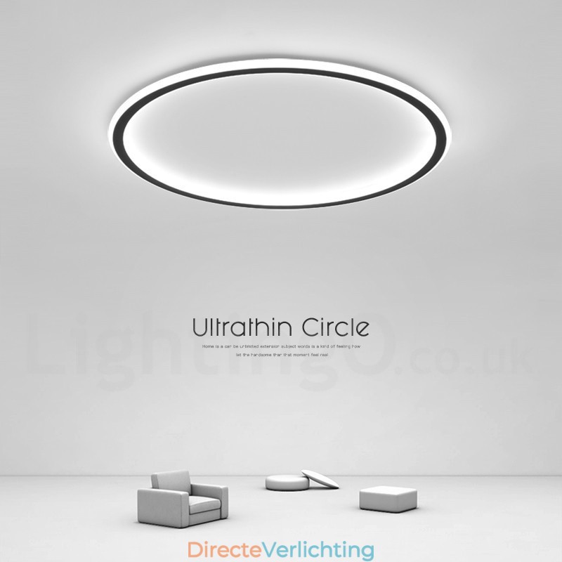 Ultradunne dimbare moderne eigentijdse Scandinavische stijl plafondlampen met afstandsbediening, kunnen ook als wandlamp worden gebruikt