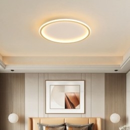 Ultradunne dimbare moderne eigentijdse Scandinavische stijl plafondlampen met afstandsbediening, kunnen ook als wandlamp worden gebruikt