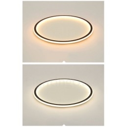 Ultradunne dimbare moderne eigentijdse Scandinavische stijl plafondlampen met afstandsbediening, kunnen ook als wandlamp worden gebruikt