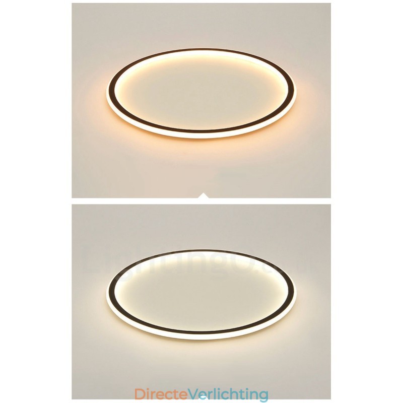 Ultradunne dimbare moderne eigentijdse Scandinavische stijl plafondlampen met afstandsbediening, kunnen ook als wandlamp worden gebruikt