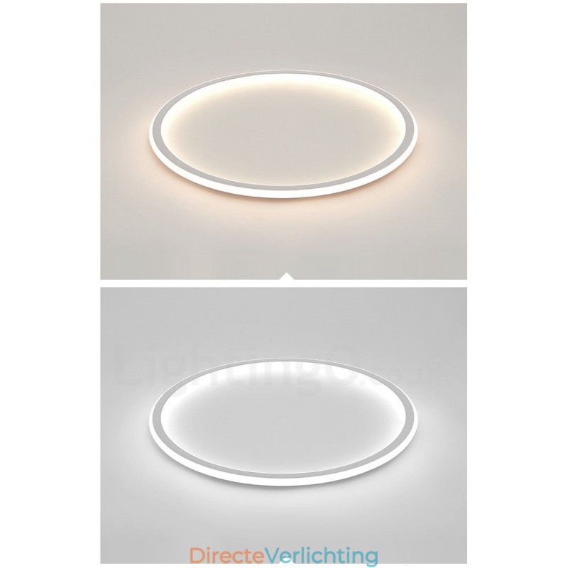Ultradunne dimbare moderne eigentijdse Scandinavische stijl plafondlampen met afstandsbediening, kunnen ook als wandlamp worden gebruikt