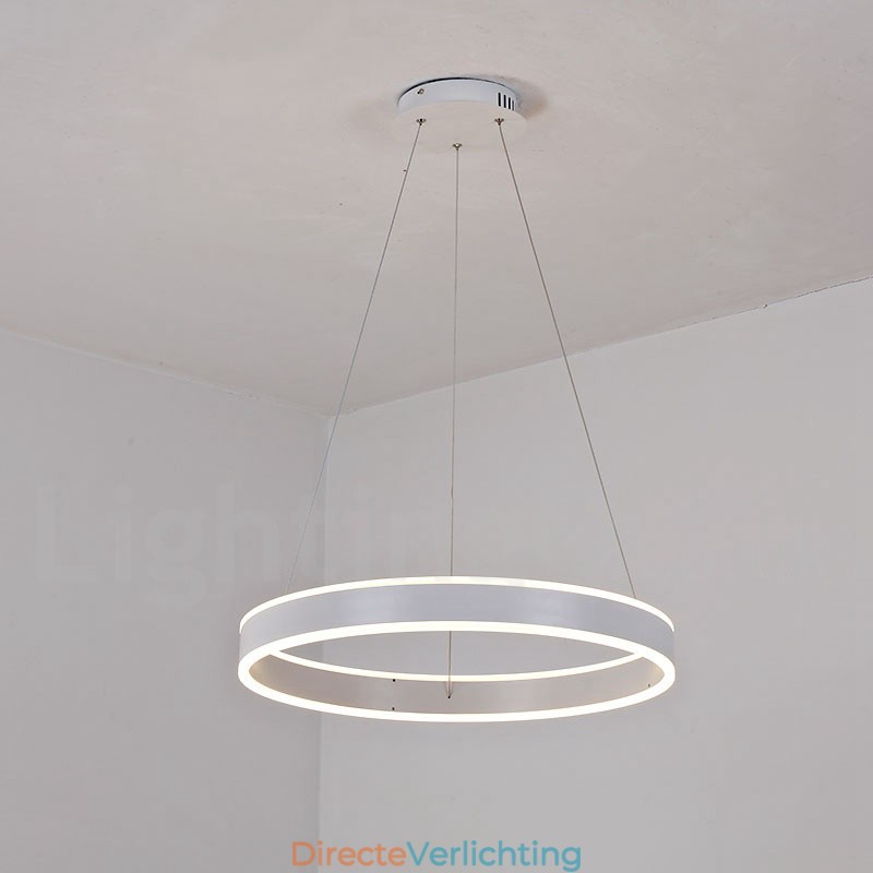 1 Ring Twee Strips Art Deco Hanglamp 60cm Hanglamp
