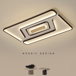 Rechthoekige moderne eigentijdse plafondlamp