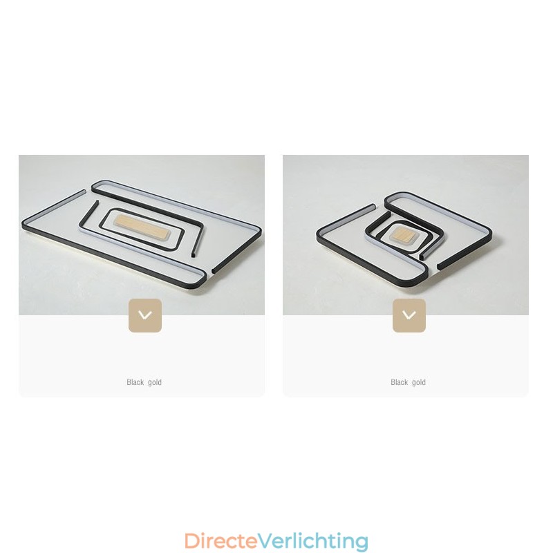 Rechthoekige moderne eigentijdse plafondlamp
