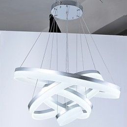Acryl kroonluchter ring hanglamp verlichtingsarmaturen met