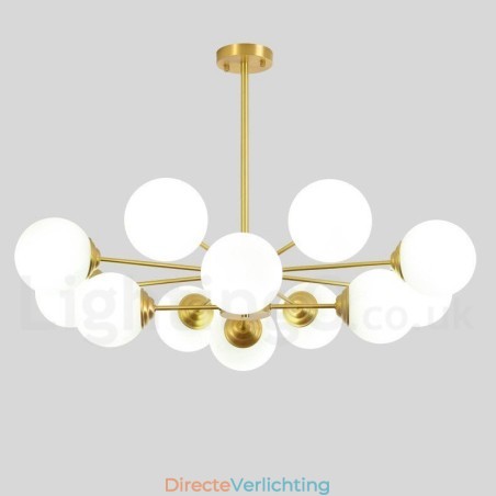 12 Licht (8+4 Licht) Twee Niveaus Puur Messing Noord-Europese Bonen Kroonluchter Moderne Metalen Moleculen Hanglamp 12 Licht (8+4 Licht) Twee Niveaus Puur Messing Noord-Europese Bonen Kroonluchter Moderne Metalen Moleculen Hanglamp