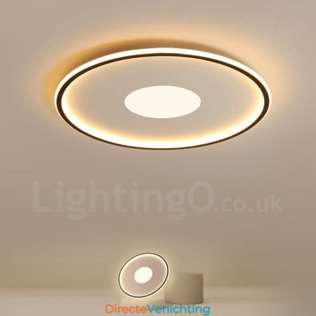 Ultradunne dimbare moderne eigentijdse Scandinavische stijl plafondlampen met afstandsbediening, kunnen ook als wandlamp worden gebruikt Ultradunne dimbare moderne eigentijdse Scandinavische stijl plafondlampen met afstandsbediening, kunnen ook als wandlamp worden gebruikt