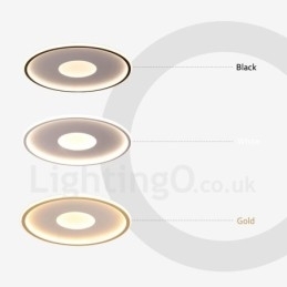 Ultradunne dimbare moderne eigentijdse Scandinavische stijl plafondlampen met afstandsbediening, kunnen ook als wandlamp worden gebruikt