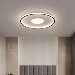 Ultradunne dimbare moderne eigentijdse Scandinavische stijl plafondlampen met afstandsbediening, kunnen ook als wandlamp worden gebruikt
