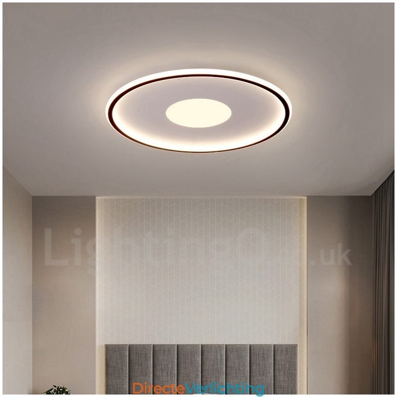 Ultradunne dimbare moderne eigentijdse Scandinavische stijl plafondlampen met afstandsbediening, kunnen ook als wandlamp worden gebruikt