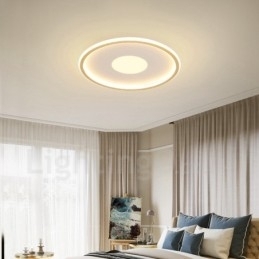 Ultradunne dimbare moderne eigentijdse Scandinavische stijl plafondlampen met afstandsbediening, kunnen ook als wandlamp worden gebruikt